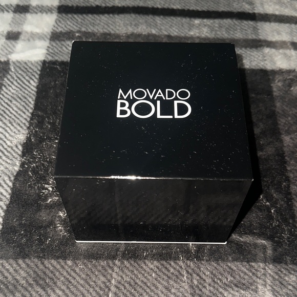 Movado Bold Black Storage Box - Picture 1 of 3